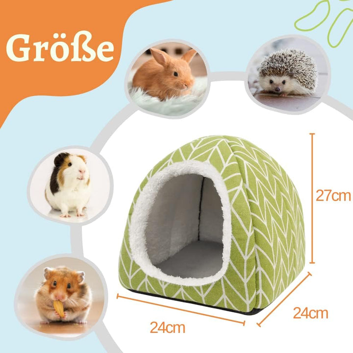 Dyrdekly Meerschweinchen Betthöhle Gemütliches Kaninchen Bett Warme Hamster Kuschelhöhle Haus Zubeho