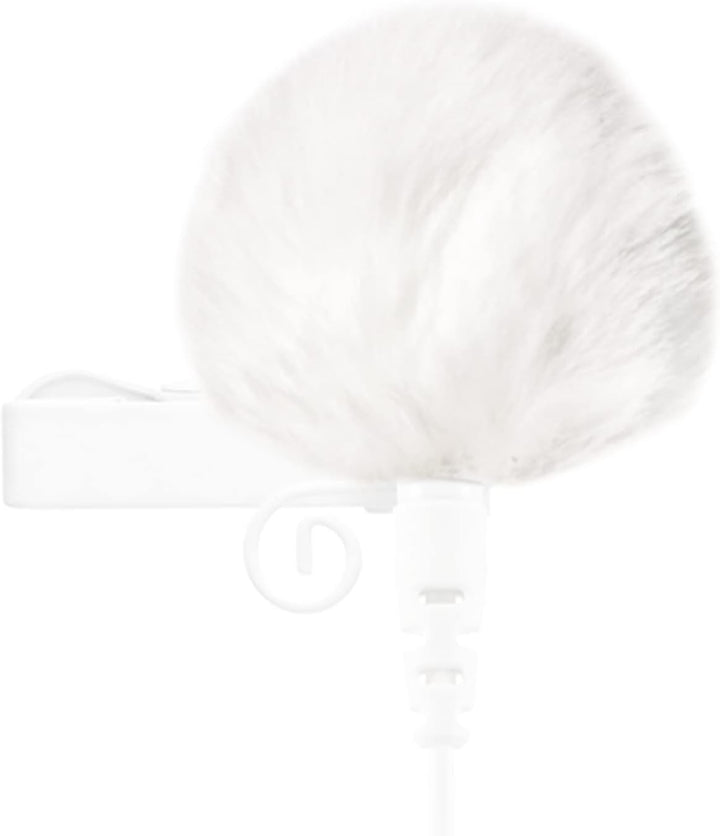 Rode Lavalier GO BK Ansteckmikrofon Lavaliermikrofon + keepdrum WS05 Fell-Windschutz Weiss lavgobk-w