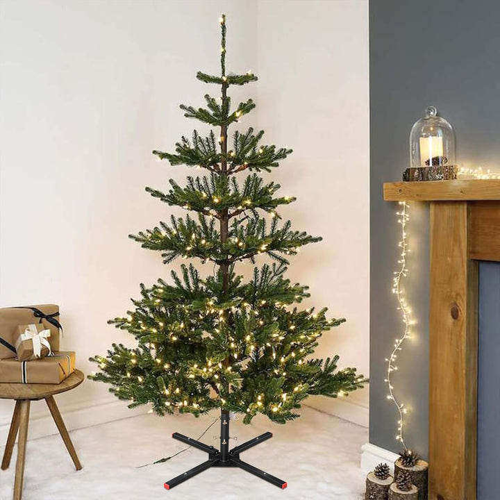 Weihnachtsbaumständer, Christbaumständer für künstliche Bäume mit magnetischer Aufbewahrung – Robust