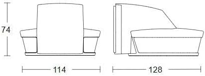 Steinel Bewegungsmelder sensIQ S KNX Anthrazit, 300°|20 m Profi-Sensor, Unterkriechschutz, inkl. Eck