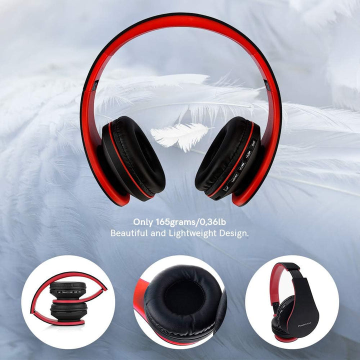 PowerLocus P1 Bluetooth Kopfhörer Kabellos, Wireless 5.0 Bluetooth Kopfhörer Over-Ear, Over Ear Kopf