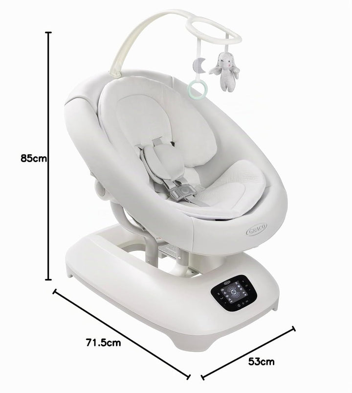 Graco Eluma™ Sway elektrische Babyschaukel mit Cry-Detection Technologie, erkennt Babyweinen und rea