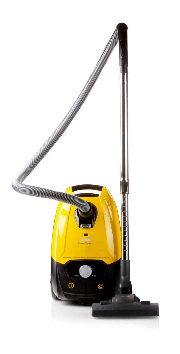 DOMO DO7294S Staubsauger mit Beutel Turbo Clean X Inklusive 5 Staubsaugerbeuteln 5L 800W Geräuscharm
