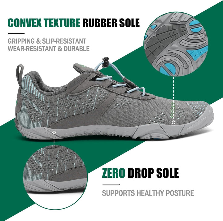 SAGUARO Barfussschuhe Herren Barfussschuhe Damen Barfuss Schuhe Zehenschuhe Outdoor Fitnessschuhe ru