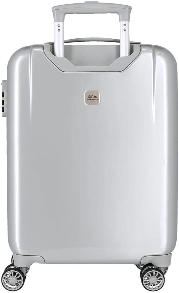 Disney Mickey 100 Grauer Kabinenkoffer 37 x 55 x 20 cm starres ABS-Seitenkombinationsschloss 34 l 2