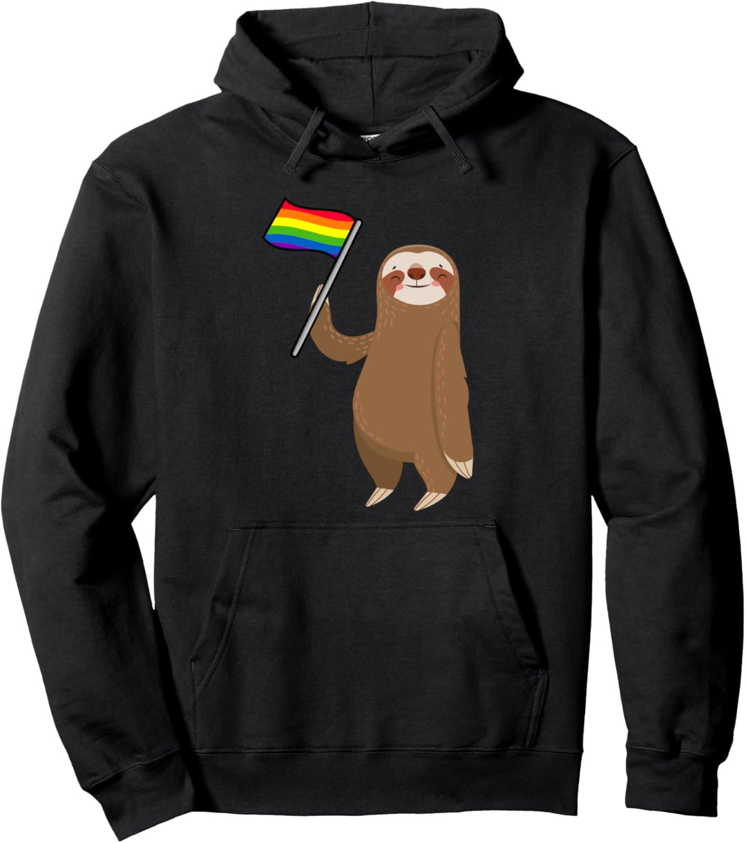 LGBT Faultier LGBTQ Pullover Hoodie