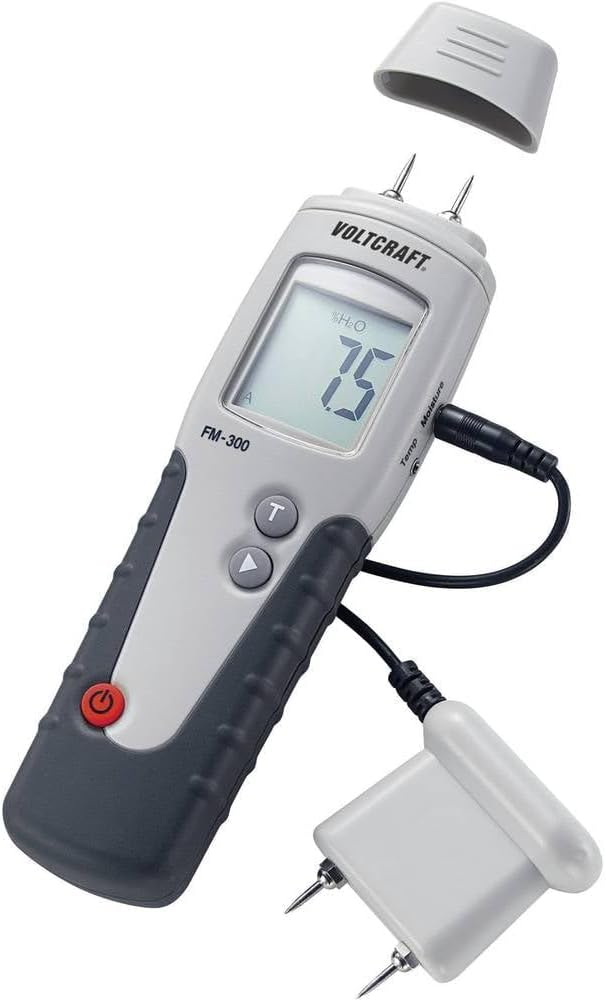VOLTCRAFT FM-300 Materialfeuchtemessgerät Messbereich Baufeuchtigkeit (Bereich) 6 bis 99% vol Messbe