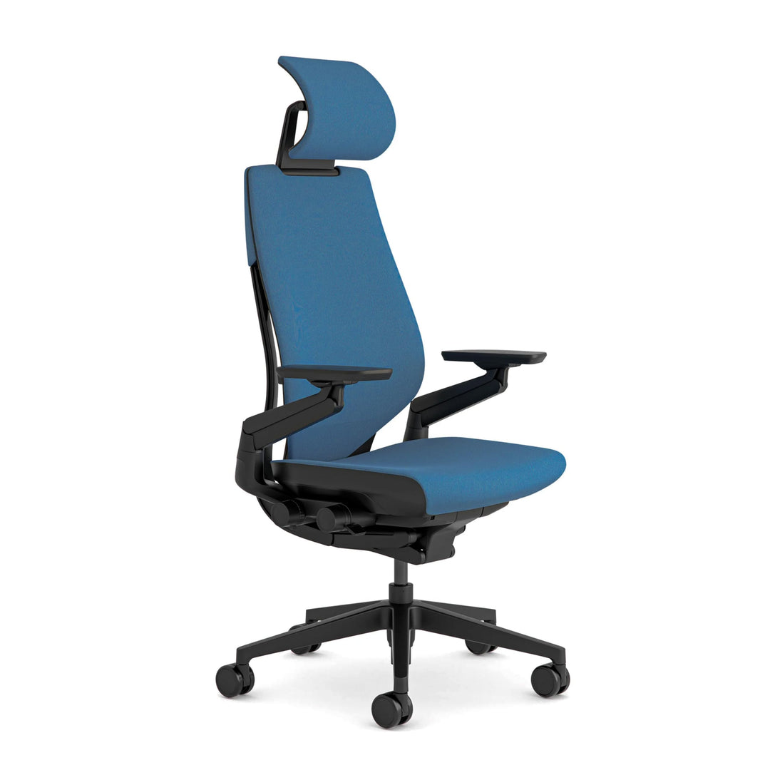 Steelcase Gesture Ergonomischer Bürostuhl mit 360° Armlehnen, 3D-Live Back Lumbalstütze, anpassbarer