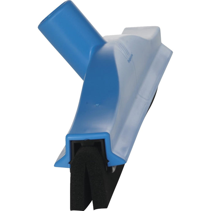 Vikan 77523 Foam Rubber Polypropylene Frame Fixed Head Squeegee, 16", Blue 40cm Blau, 40cm Blau
