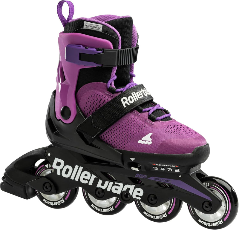 Rollerblade Herren Microblade Inline-Skates EU: 33-36.5 (UK: 1-4 / US: 2-5) PURPURN/SCHWARZ, EU: 33-