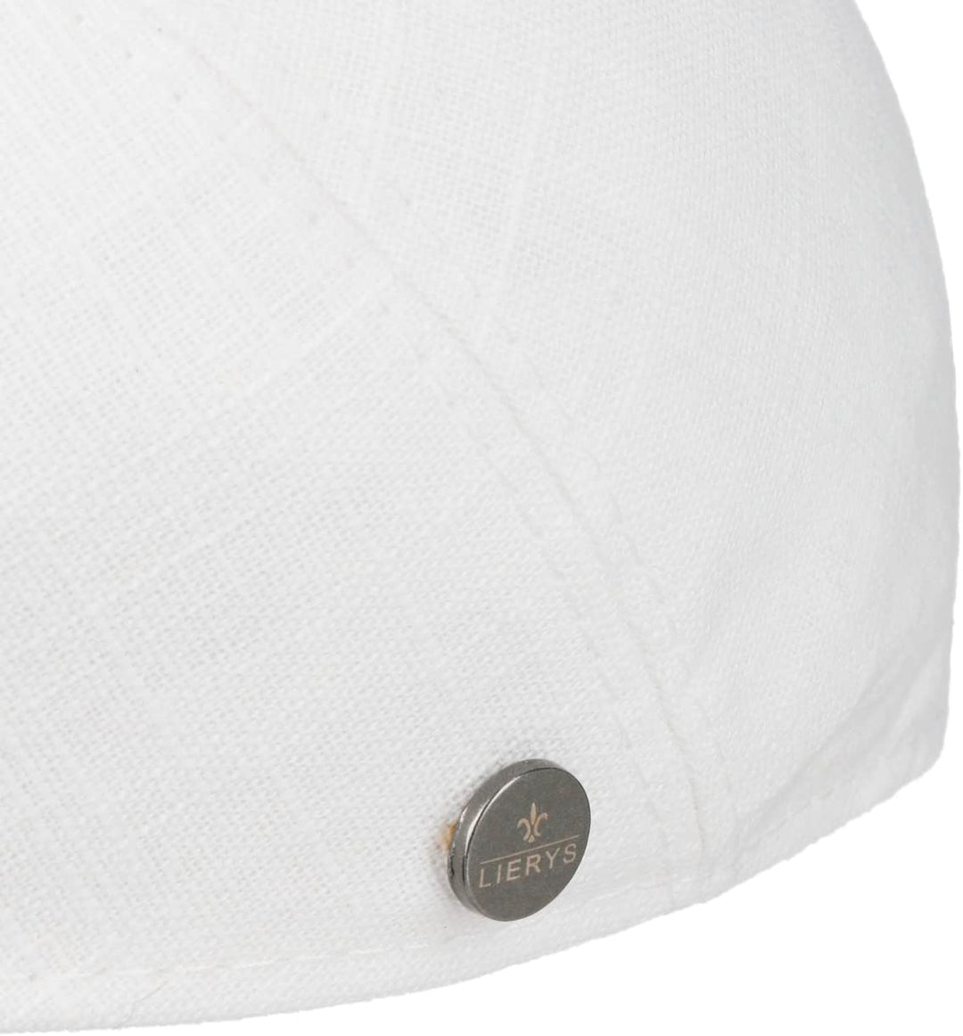 LIERYS Elegantes Design: Die melierte dunkelblaue Flatcap besticht durch ihre frische Ausstrahlung u