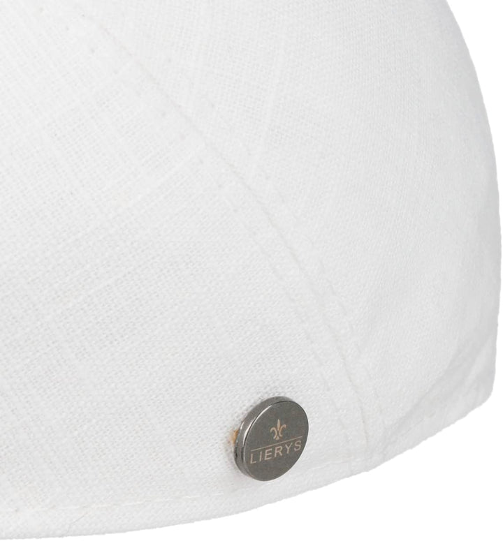 LIERYS Elegantes Design: Die melierte dunkelblaue Flatcap besticht durch ihre frische Ausstrahlung u