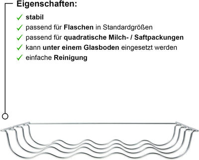 Siemens KS10Z030 / Flaschenablage für aufgelistete freistehende Kühlgeräte von Siemens / bis zu 5 Fl