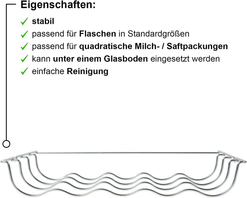 Siemens KS10Z030 / Flaschenablage für aufgelistete freistehende Kühlgeräte von Siemens / bis zu 5 Fl