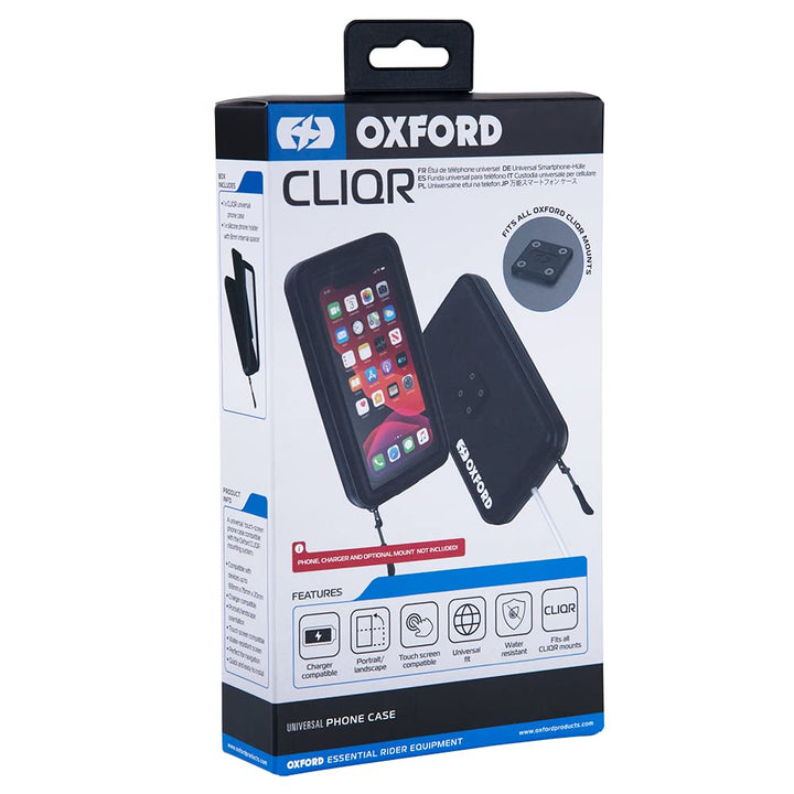 Oxford Products CLIQR Universal Handytasche für Motorrad/Fahrrad