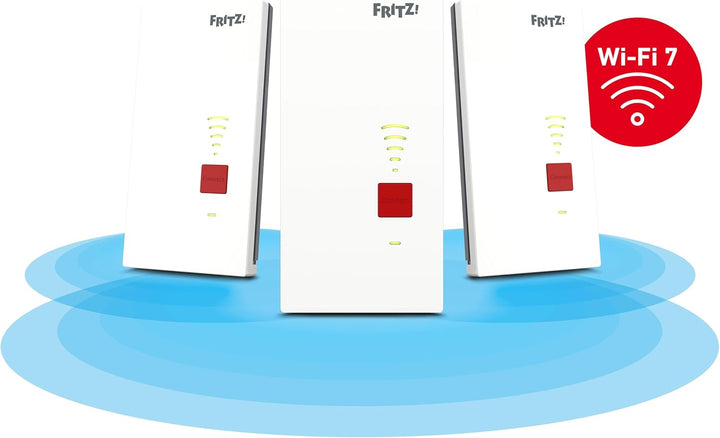 FRITZ! Mesh Set 2700 (3er Set) | ultraschnelles WLAN 7 mit bis zu 6.500 Mbit/s | WLAN-Abdeckung 5-7