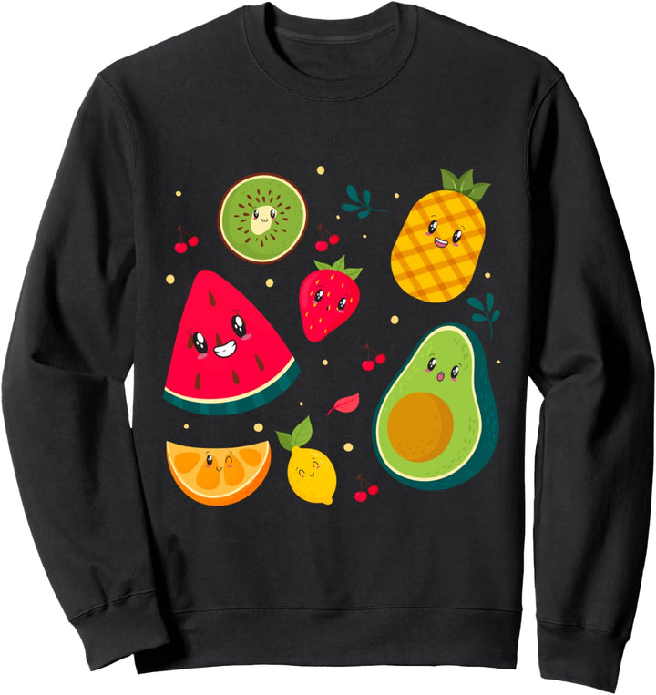 Früchte Kostüm süsses Tee Obstsalat Männer Frauen Paare Sweatshirt