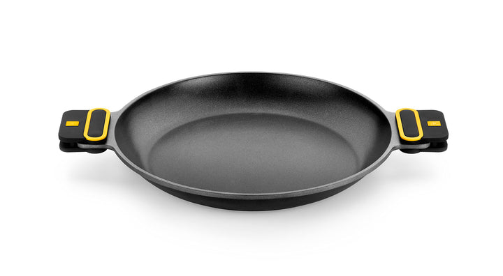 BRA Daily Pro - Paella-Pfanne, 36 cm, geschmiedetes Aluminium, Anti-Haft-Beschichtung ohne PFOA, gee