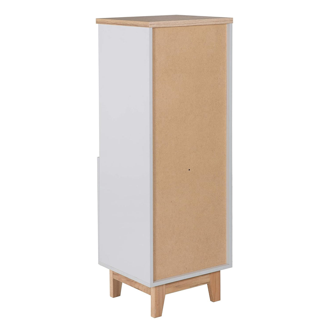 roba Standregal 'Caro', lichtgrau, aus Holz für Babyzimmer und Kinderzimmer mit Soft Close-Technik,