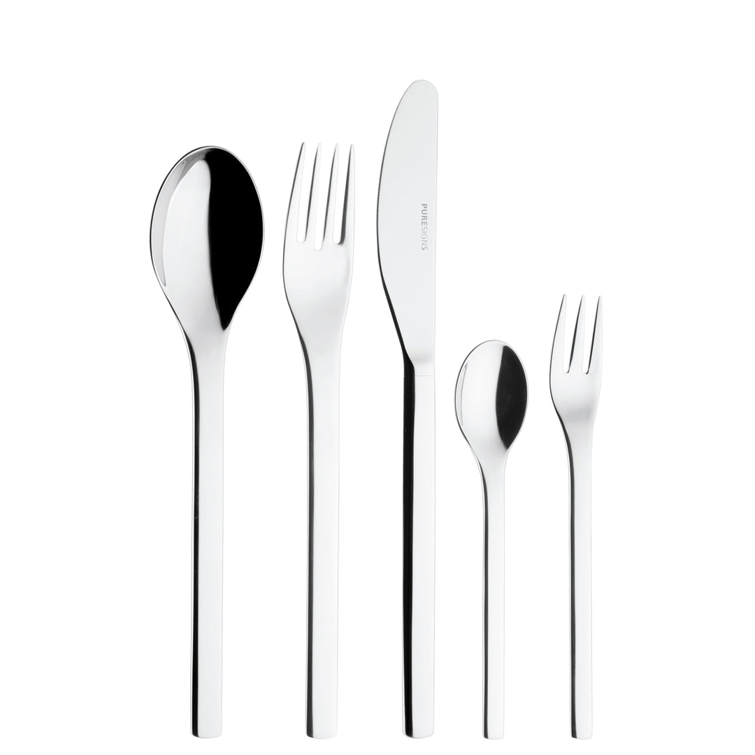 Puresigns Besteckset 68-teilig ONE edles Besteck-Set aus poliertem Edelstahl 18/10 glänzende Oberflä