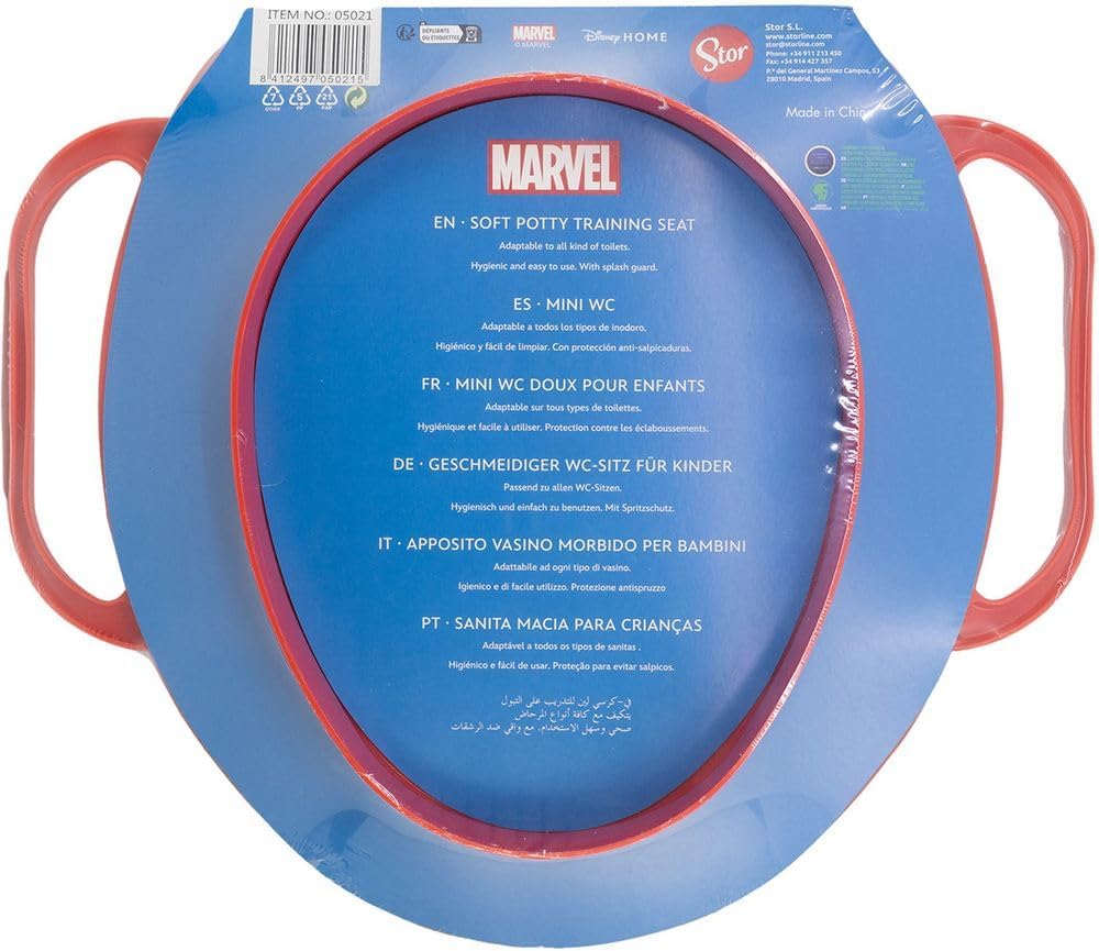 Stor Marvel Avenger Toilettenverkleinerer für Kinder, aus Kunststoff, gepolstert und wiederverwendba