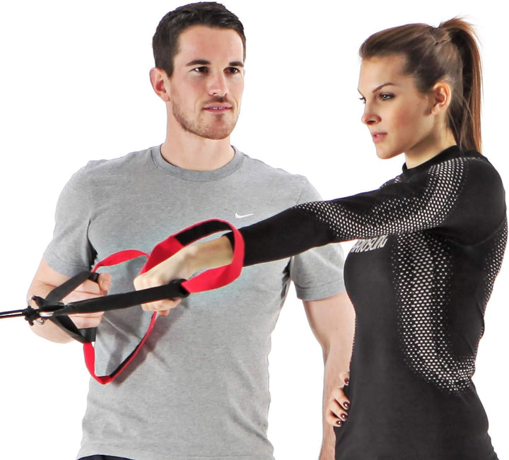 Variosling® Sling Trainer mit Umlenkrolle mit Griffschlaufen inkl. 2X Schlingentrainer DVD, Türanker