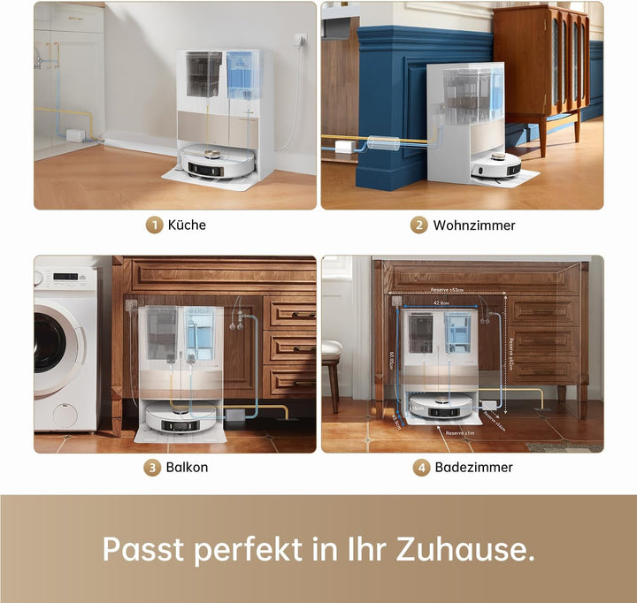 dreame Wasseranschluss-Kit für automatisches Nachfüllen und Entleeren für L20 Ultra/L20 Ultra Comple
