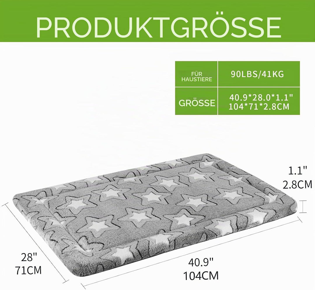 EMPSIGN Hundebett Grosse Hunde, Waschbar Hundekissen (kühl und warm), Hundematte aus hochdichtem Sch
