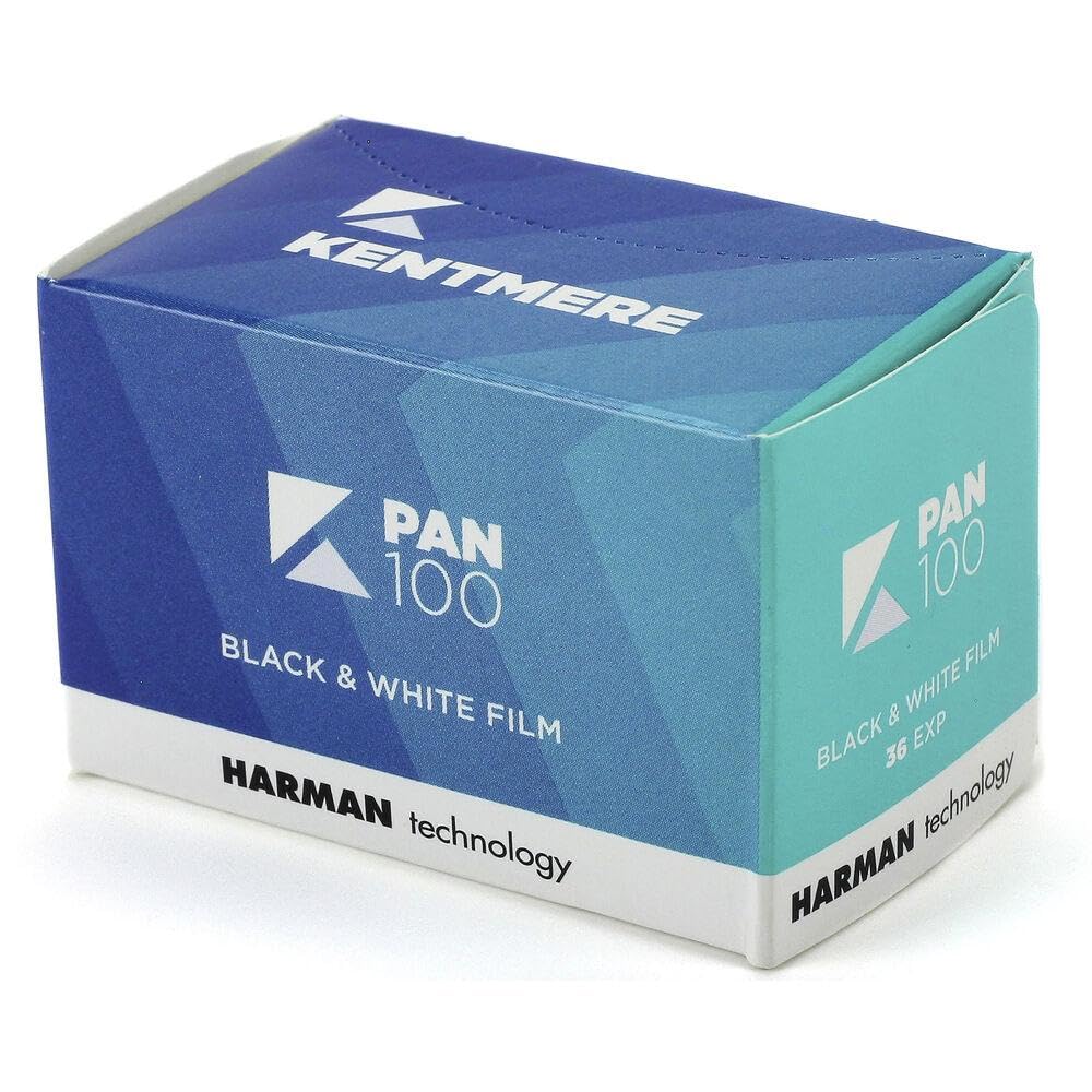 Kentmere 6012368 – Analoges Film, 35 mm, 24 Aufnahmen, Weiss und Schwarz