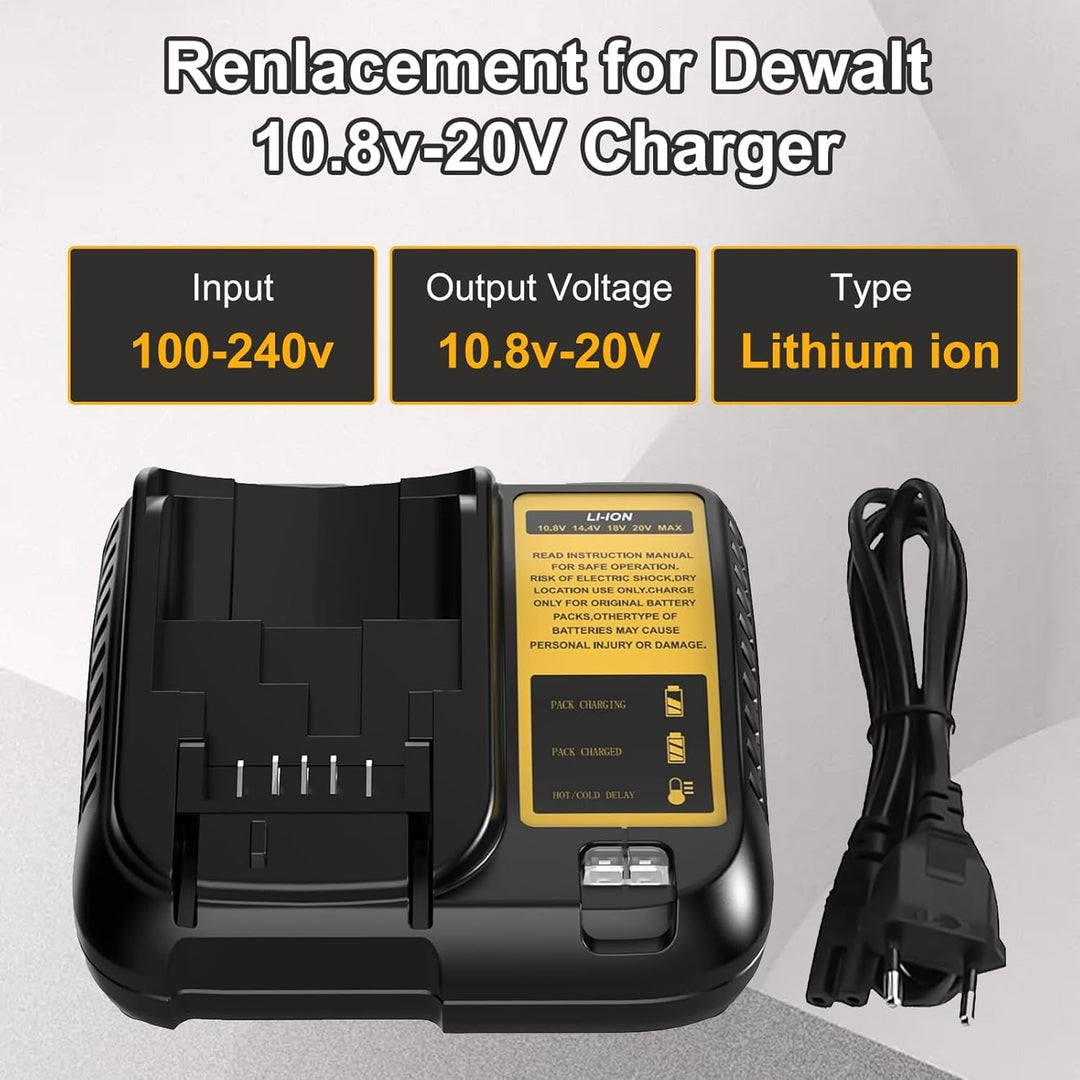 Ersatz für Dewalt Ladegerät 12V