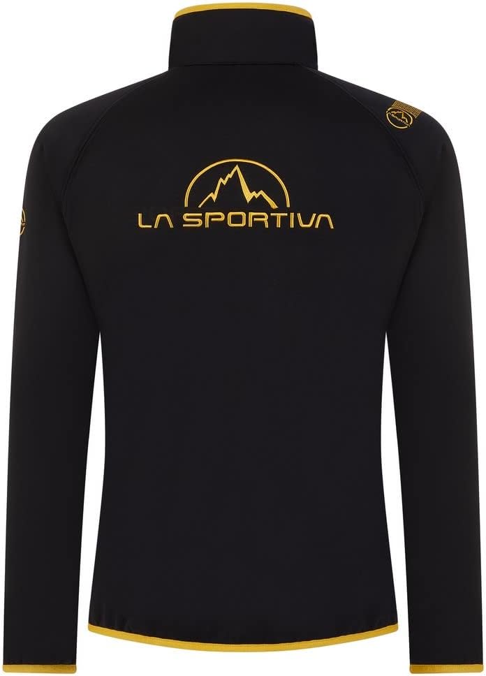 LA SPORTIVA Promo Fleece Sweatshirt S Black/Yellow (999100, S Black/Yellow (999100