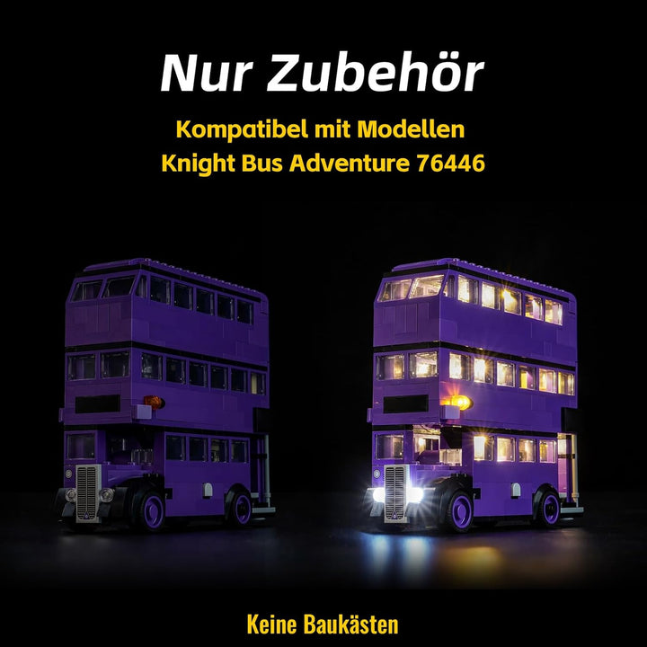 Led Licht Set Kompatibel mit Lego Knight Bus Adventure 76446 (Kein Modell), Dekorationsbeleuchtungss