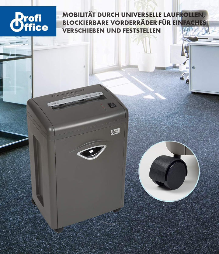 Aktenvernichter Alligator 407 CC+, Schredder, Reisswolf, Kreuzschnitt, Partikelschnitt, vernichtet l