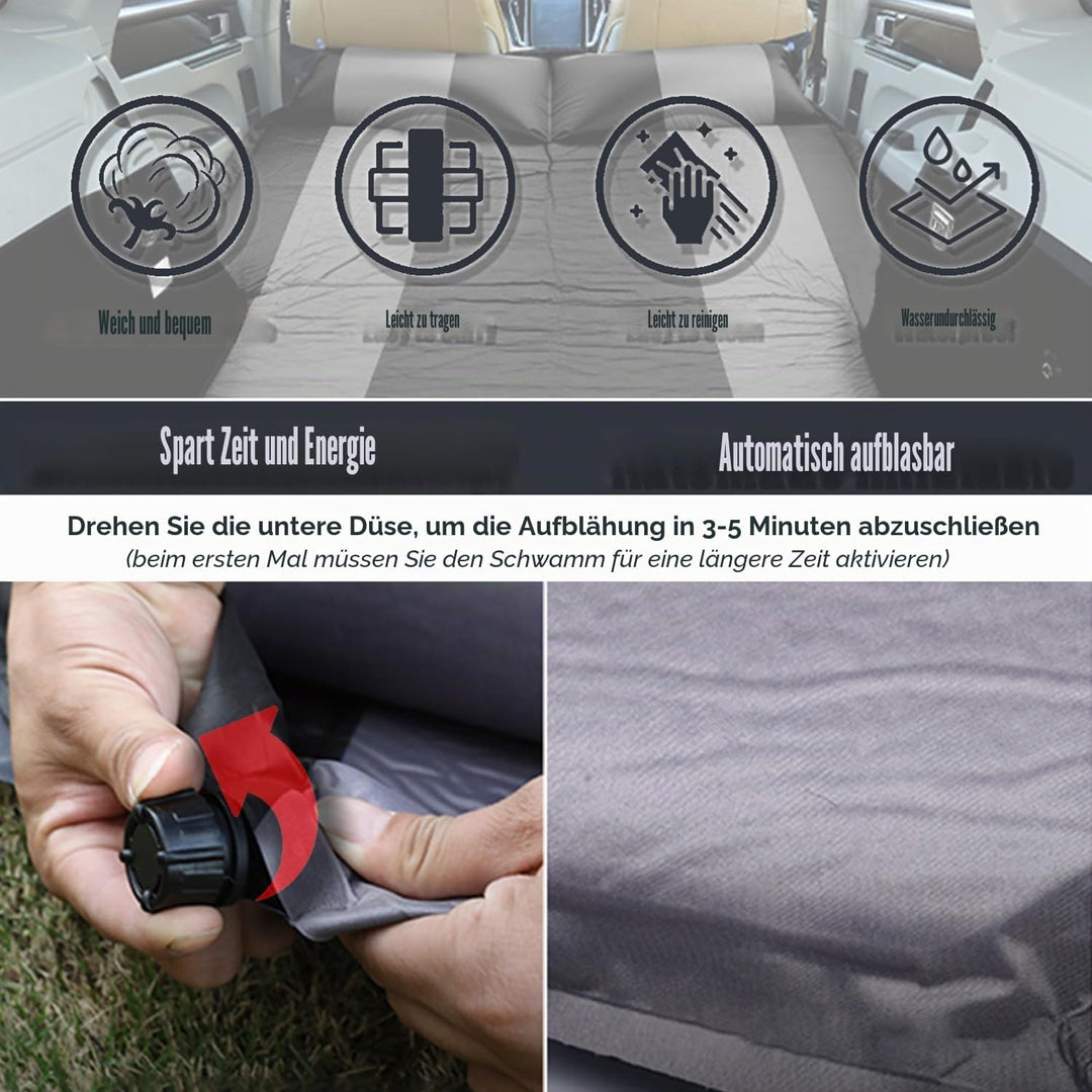 Auto Luftmatratze Selbstaufblasbare für Volkswagen Passat T-Cross T-ROC Tiguan Camping SUV Kofferrau