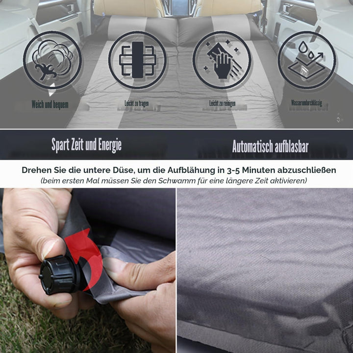 Auto Luftmatratze Selbstaufblasbare für Volkswagen Passat T-Cross T-ROC Tiguan Camping SUV Kofferrau