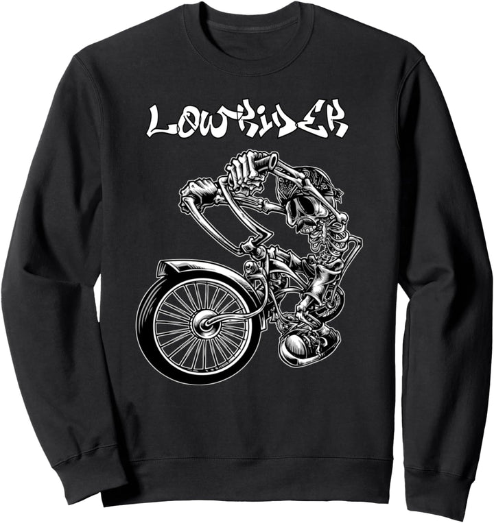 Low Rider Fahrrad für Männer. Chicano Cholo Syle Lowrider Sweatshirt