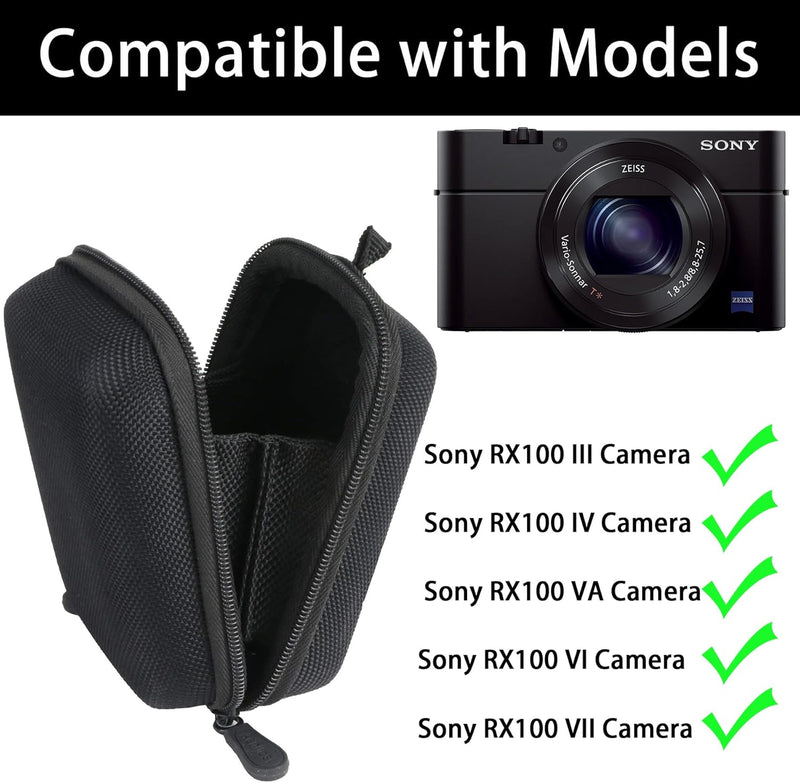 Aenllosi Hart Taschen Hülle für Sony DSC-RX100 III IV VA VI VII Advanced Compact Premium Kamera (nur