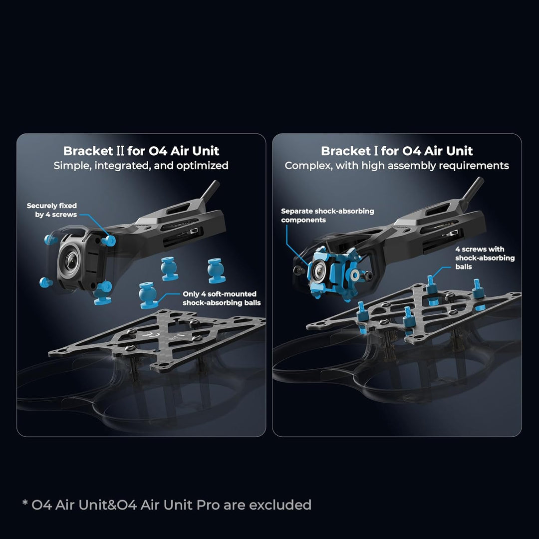 BETAFPV Pavo Pico II Brushless Whoop Quadcopter Ultra-Light 2S Cinewhoop with HD VTX Bracket II for