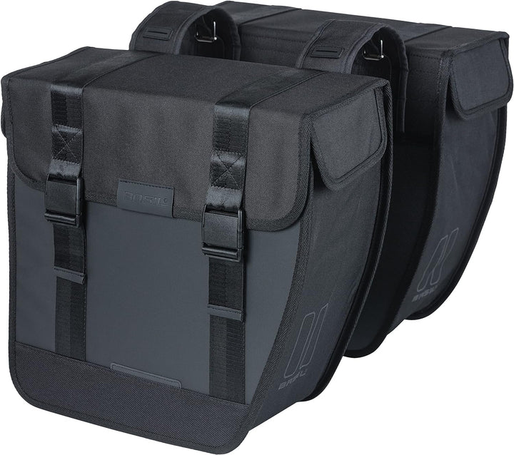 Basil B.V. Unisex – Erwachsene Packtaschen-2179233502 Packtaschen, Schwarz, 35 l