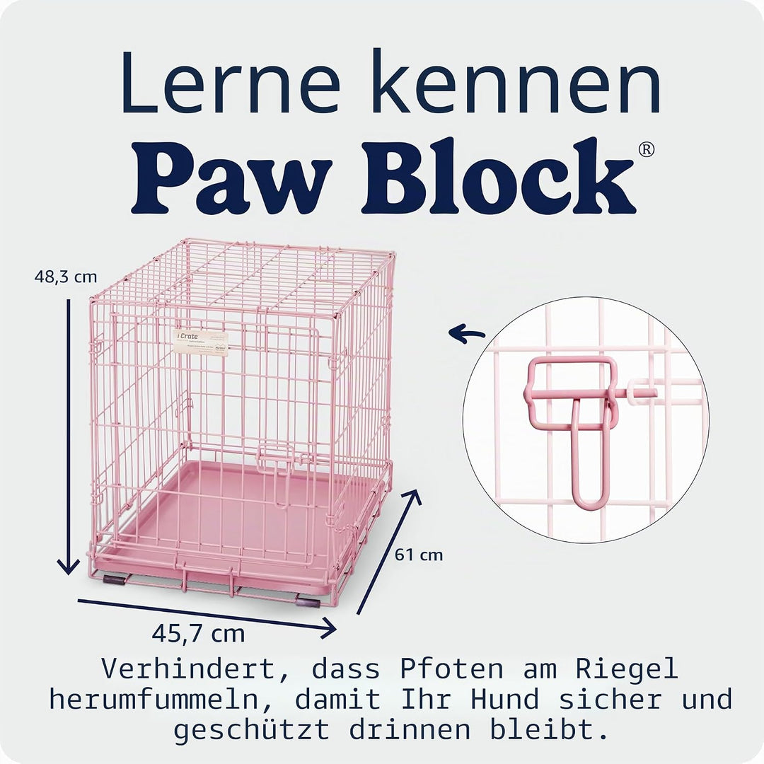 MidWest Homes for Pets iCrate Modell 1524PK Hundebox, ca. 61 cm lang, mit Einzeltür, auslaufsicherer