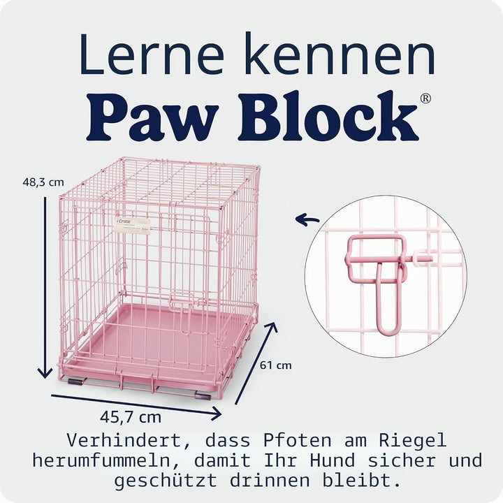 MidWest Homes for Pets iCrate Modell 1524PK Hundebox, ca. 61 cm lang, mit Einzeltür, auslaufsicherer