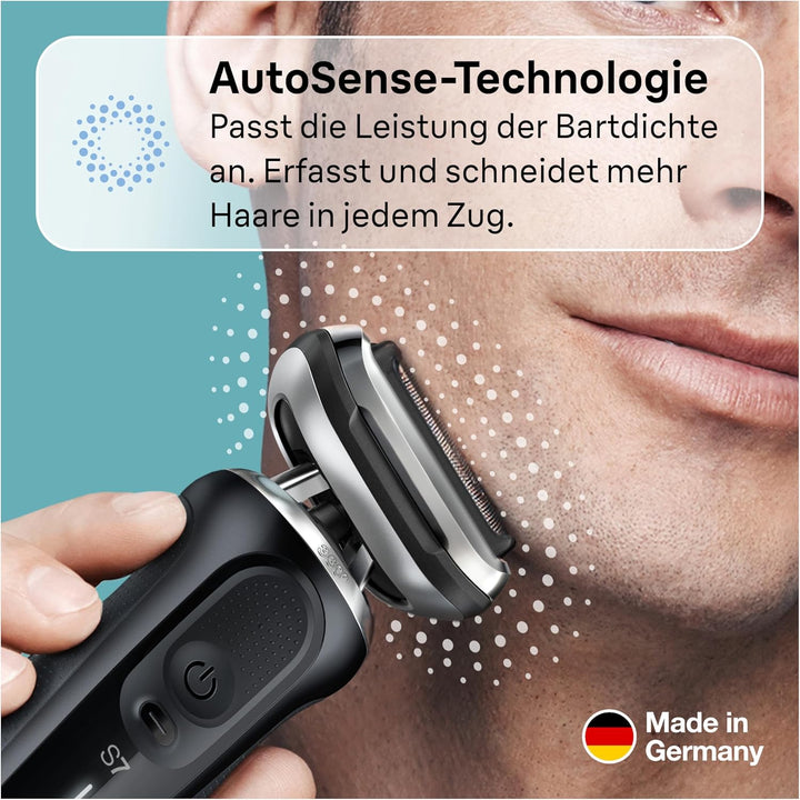 Braun Series 7 Elektrorasierer 360° Flex mit Präzisionstrimmer, Trimmer & Rasierer Herren Elektrisch