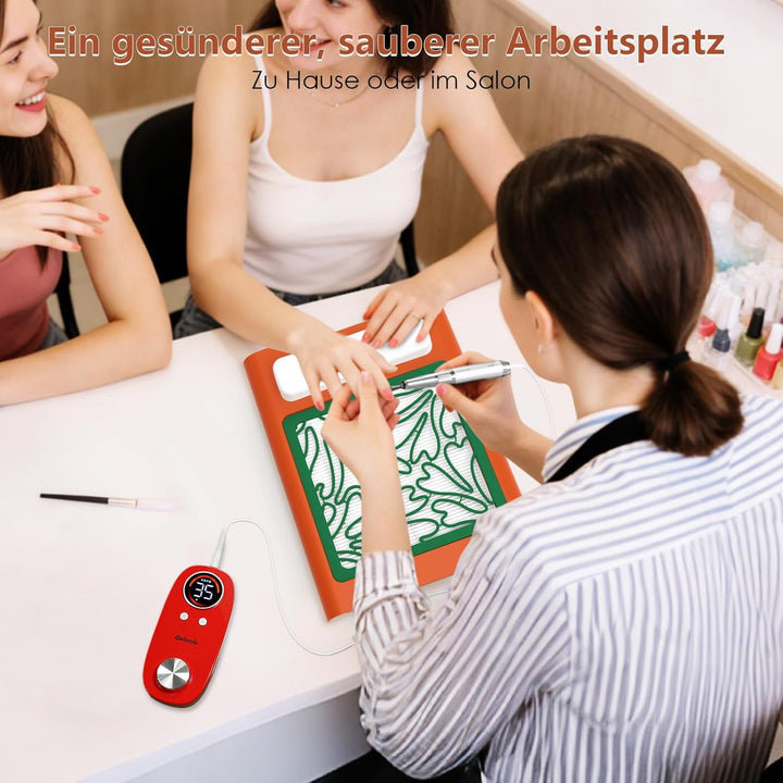 Delanie professioneller Nagelstaubsauger leise, Staubabsaugung für Nägel mit bürstenlosem Motor, wie