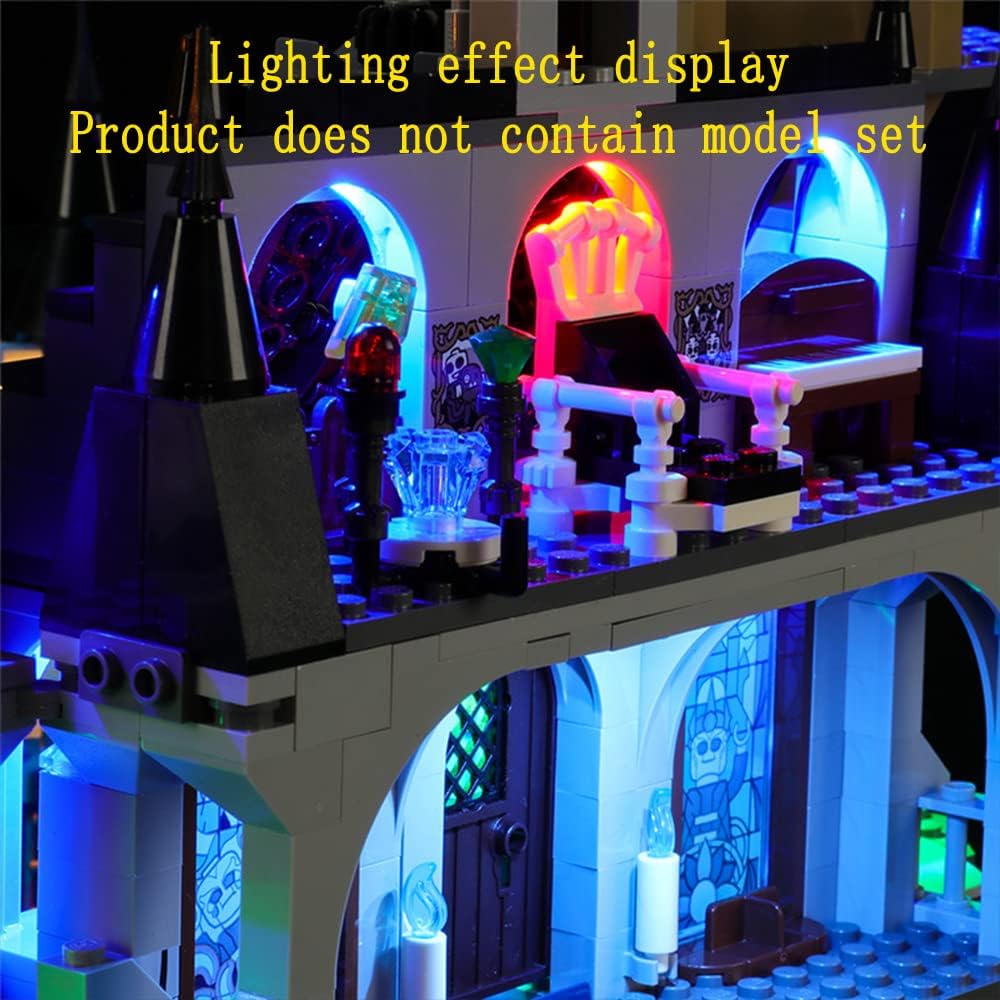 GEAMENT LED Licht-Set Kompatibel mit Lego Geheimnisvolle Burg (Mystery Castle) - Beleuchtungsset für