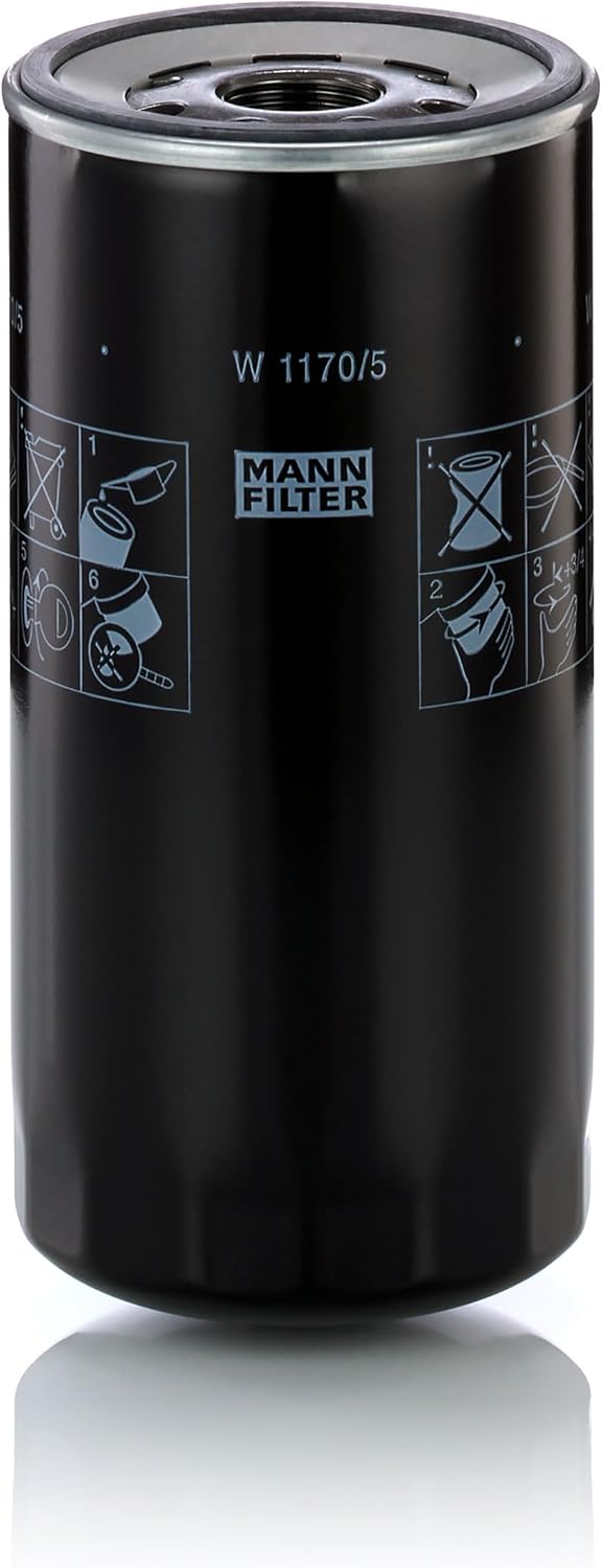 MANN-FILTER W 1170/5 Ölfilter – Für PKW und Nutzfahrzeuge