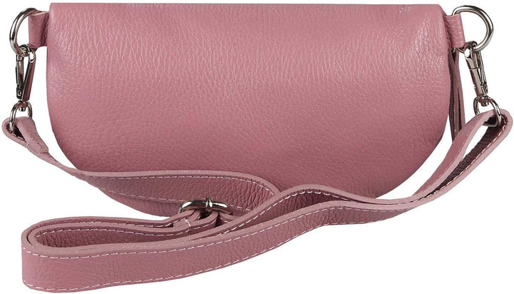 Made in Italy OBC Damen Leder Tasche Gürteltasche Crossbody Hüfttasche Bauchtasche Hüfttasche Umhäng