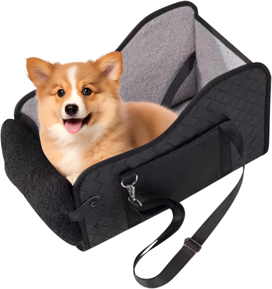 Autositz Für Hunde | Unter 6,4kg Konsole Autositz für Hunde - Tragbarer Kissen Sitzverstärker Transp