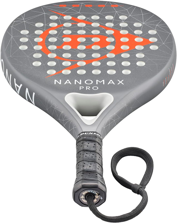 Dunlop Padel Bat Nanomax – Hybridform, Graphit-Rahmen, Medium-Balance Pro, Pro