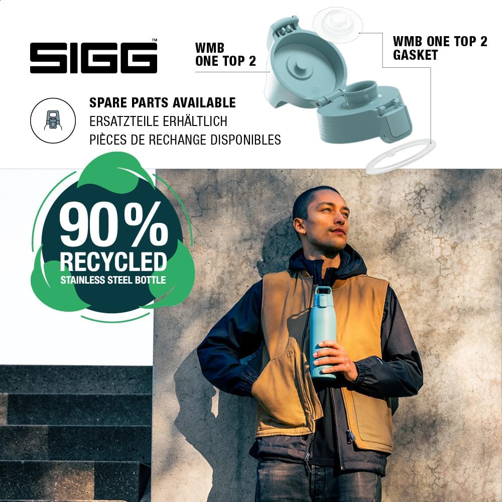 Sigg - Isolierte Trinkflasche - Thermosflasche Shield Therm One - Kohlensäurehaltige Getränke - Ausl
