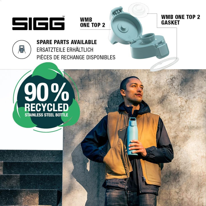 Sigg - Isolierte Trinkflasche - Thermosflasche Shield Therm One - Kohlensäurehaltige Getränke - Ausl